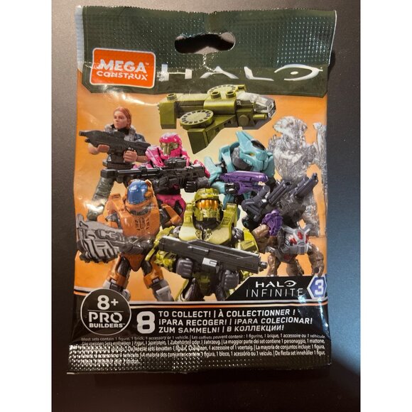 New In Package Mega Construx Halo Infinite Series 3 Blind Bags Sealed Lot Of 3 - Picture 1 of 3